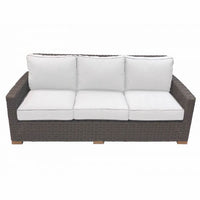 Modern Teak Outdoor Sofa - Sanibel