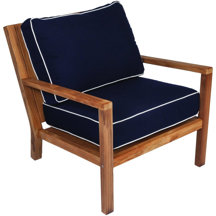 Outdoor Teak Conversation Set - Coastal 5 - Piece Set - Teak HQ™