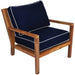 Outdoor Teak Conversation Set - Coastal 5 - Piece Set - Teak HQ™