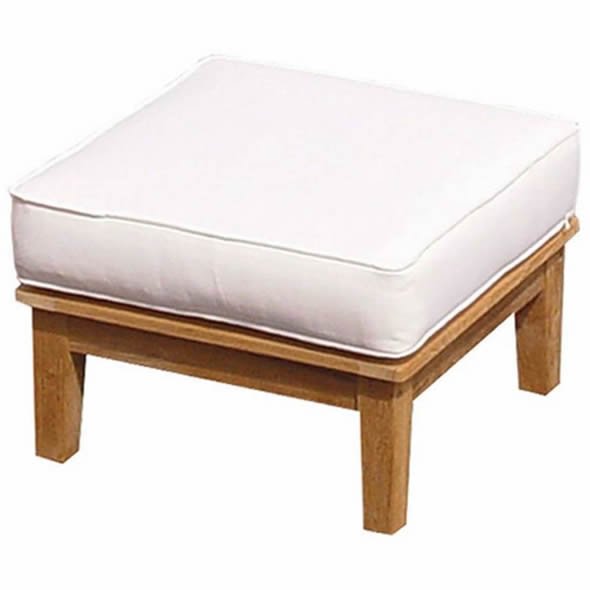 Outdoor Teak Ottoman - Miami - Teak HQ™