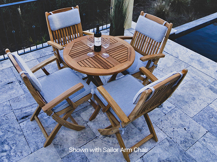 Small Teak Dining Table (Img 3)