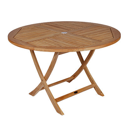 Round Teak Outdoor Dining Set (Img 2)