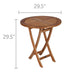 Small Teak Dining Table (29.5" Round) - Sailor - Teak HQ™