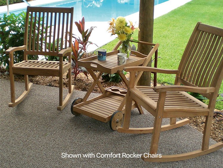 Teak Bar Cart - Royal Teak - Teak HQ™
