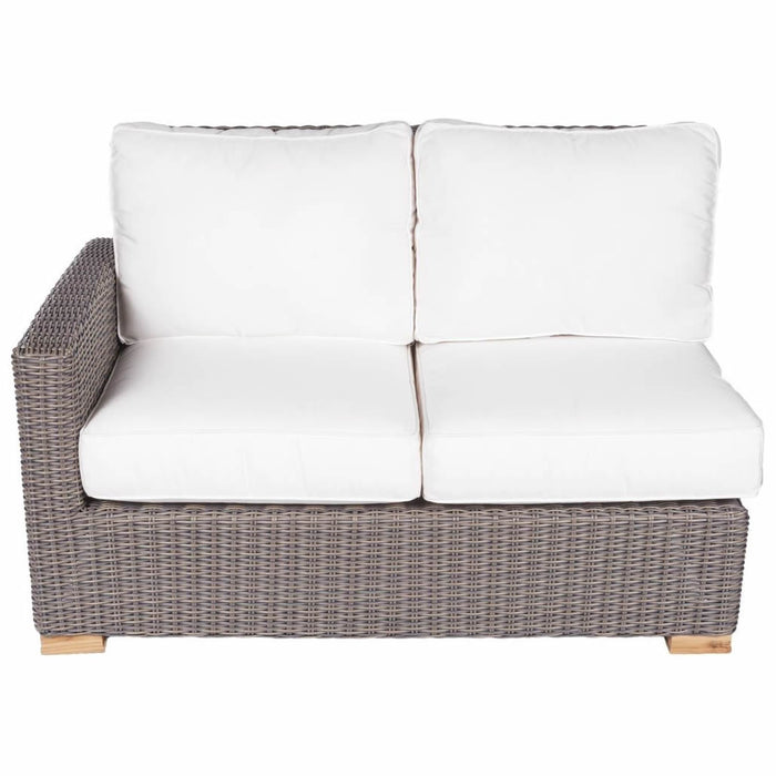Teak Corner Sofa - Sanibel 8 - Piece Sectional Set - Teak HQ™