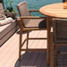 Teak Counter - Height Dining Table Chair - Admiral - Teak HQ™