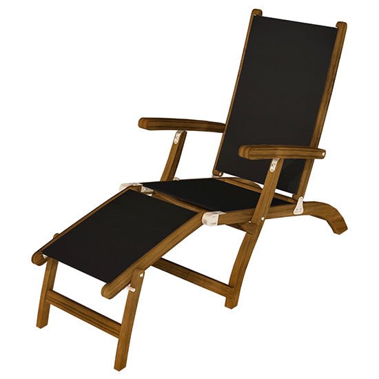 Teak Lounge Set - 2 Steamers & Side Table - Teak HQ™