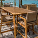 Teak Outdoor Bar Table (70" Long Rectangle) - Admiral - Teak HQ™