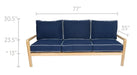 Teak Outdoor Couch - Coastal - Teak HQ™