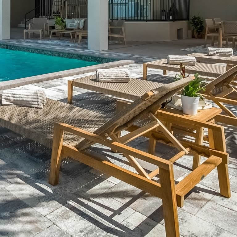Teak Outdoor Lounge Chair - Admiral - Teak HQ™