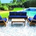 Teak Patio Couch - Miami - Teak HQ™