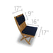 Teak Patio Furniture Cushion - For Select Royal Teak Products - Teak HQ™