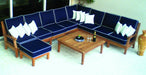 Teak Patio Furniture Sectional (Center Insert Piece) - Miami - Teak HQ™
