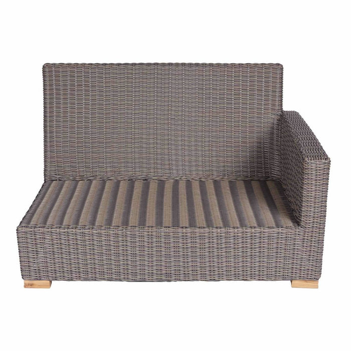 Teak Sectional Couch (Right End 2 - Seater Piece) - Sanibel - Teak HQ™