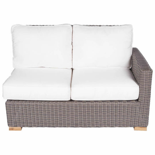 Teak Sectional Couch (Right End 2 - Seater Piece) - Sanibel - Teak HQ™