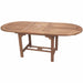 Teak Table and Folding Chairs - Family (Table) & Sailor (6 Chairs) - Teak HQ™