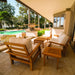 Teak Wood Outdoor Furniture - Miami 6 - Piece Set - Teak HQ™