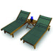 Teak Wood Patio Furniture Set - Sundaze 3 - Piece Set - Teak HQ™