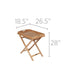 Teak Wood Serving Tray & Stand - Royal Teak - Teak HQ™